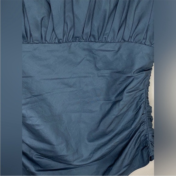 Reformation Tiana Ruched  Low Back Top Size 2 - Picture 11 of 13